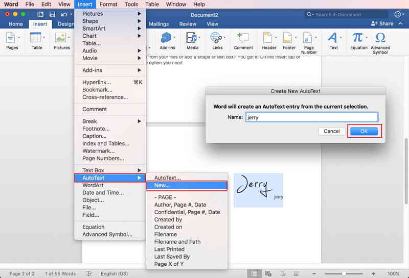 insert online pictures in office for mac